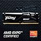 Kingston FURY Beast Schwarz RGB 32GB (2x16GB) 5200MT/s DDR5 CL40 DIMM Desktop Gaming Speicher Kit mit 2 - KF552C40BBAK2-32
