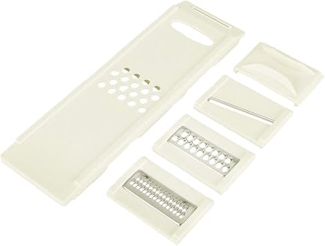 Kai Corporation Wellness DH6505 Cassette Type Cookware Set Slices, Julienne Slices, Tsuma, Radish Grater, Finger Guard