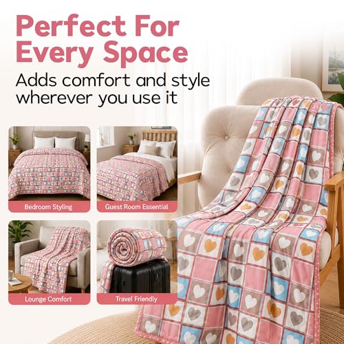 Image of DECORUM Cloud Cotton Double Bed Comforter 90x90 Inch 250 GSM | Ultrasonic Quilted AC Blanket | Lightweight All Season Microfiber Quilt | Ultra Soft & Warm Bedding