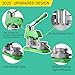 Button Maker Machine 3 Sizes, DIY Pin Making Machine 1+1.25+2.25 inch, Interchangeable Button-Models Badge Button Press Machine with 300 Sets 25+32+58mm Button Maker Supplies&Circle Cutter