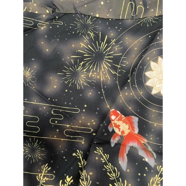 金魚　花火　法被　羽織り　カーディガン : 金魚花火 法被 羽織り カーディガン : ファッション