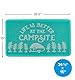 Camco Life is Better at The Campsite Kleine Scheuerdecke – Hilft unerwünschten Schmutz vom Verfolgen in Ihr Wohnmobil, zu Hause oder auf Campingplatz einzufangen, blaugrün/weiß (53199)