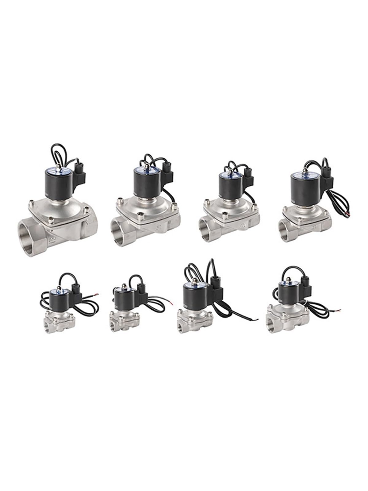 Uyqukggpsn Dn15 Solenoid Valve Stainless Steel Normally Closed 12V 24V 220V(,24Vdc_normally Closed)