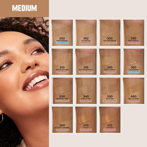 Image of Revlon Liquid Foundation, ColorStay Face Makeup for Combination & Oily Skin, SPF 15, Medium-Full Coverage with Matte Finish, 250 Fresh Beige, 1 fl oz