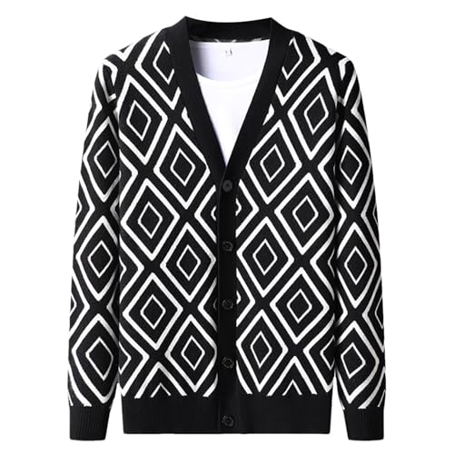 Chaqueta invierno holgado con botones y cuello solapa elegante