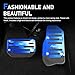 Titgoes 2 PCS Car Pedal Pads Set, Non-slip Accelerator Pedal Covers, Car Brake Pedal Protectors, Automatic Automobile Accessories, Universal for Most Cars, Trucks and Vans (Blue)