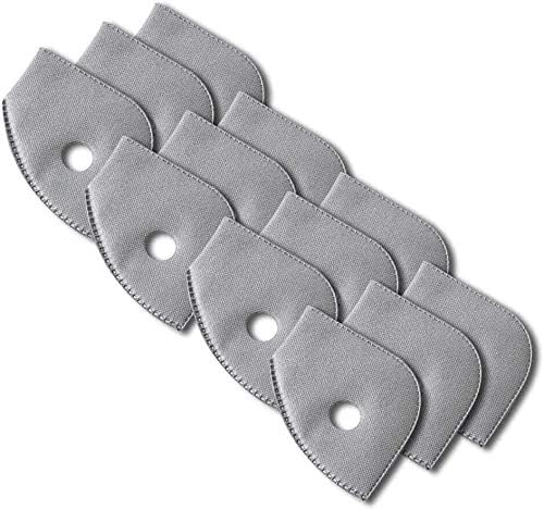 15 Pieces Five-layer Activated Carbon Filters Replaceable Filter Inserts and Exhaust Valves Replacement for Men Women with 6 Exhaust Valves