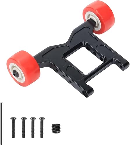 Vista 15 de RCAWD Aluminum Alloy Wheelie Bar Set for Arrma Big Rock Arrma Granite Arrma Typhon Arrma Outcast Arrma Kraton1-10 Arrma 3s 4s Blx&Mega550 (Red)