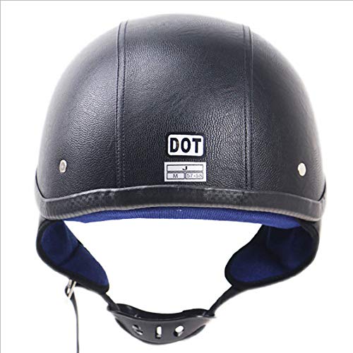 Retrò Mezzo Conchiglia Casco,Casco da Moto Aperto