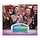 Lexibook, iParty, Draagbare Bluetooth-luidspreker met microfoon, Stereo, lichteffecten, draadloos, karaoke, FM-radio, USB, SD-kaart, oplaadbare batterij, wit, BTP585Z