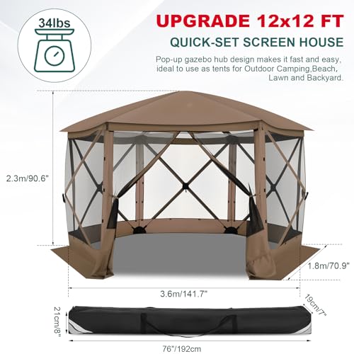 COBIZI 12x12 FT Pop Up Canopy Tent
