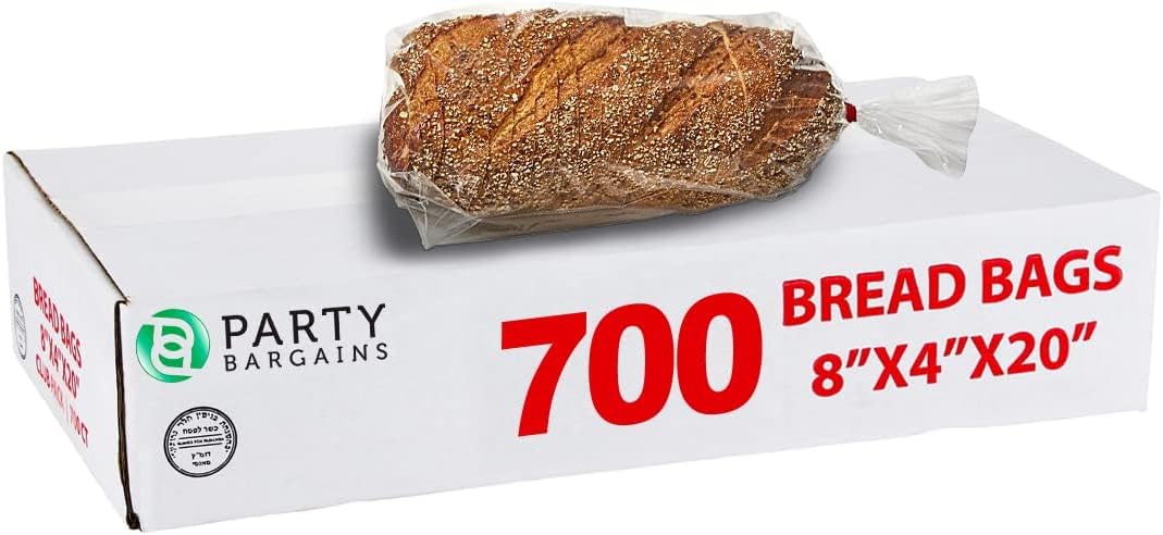 Value Pack - Bread Loaf Plastic Bags 8” x 4” x 20”, 700-count