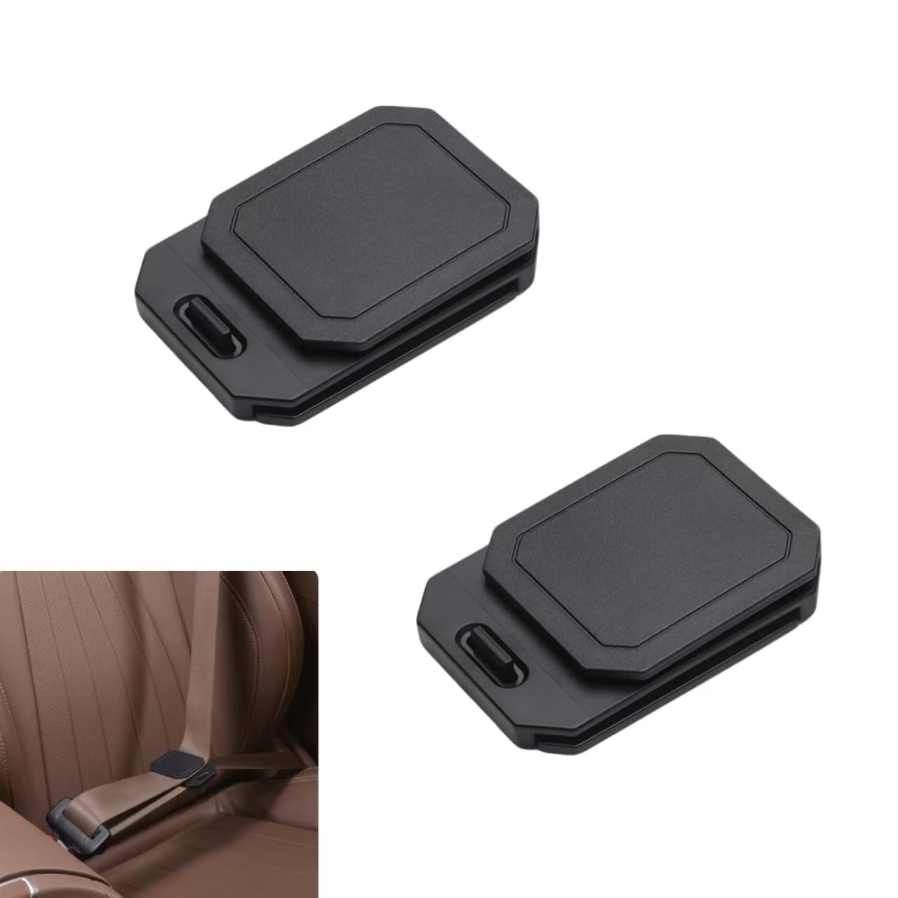 2 Pcs Car Seat Belt Adjuster for Kia EV9 / EV9 GT-Line 2023 2025, Auto Strap Clip Locking Clamp Shoulder Neck Relaxer Comfort Positioner Accessories