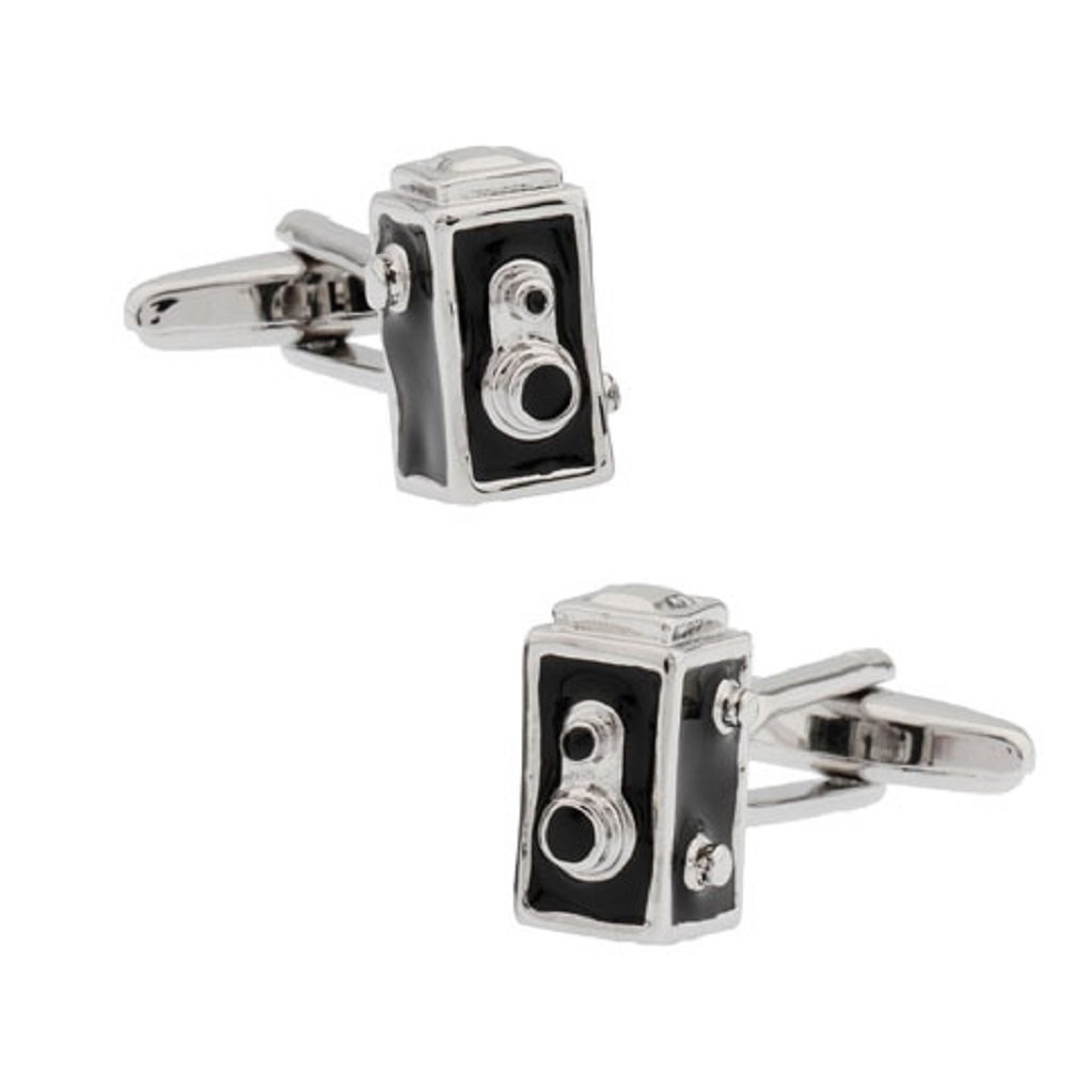 MRCUFFCamera Vintage Photographer Pair Cufflinks in a Presentation Gift Box & Polishing Cloth