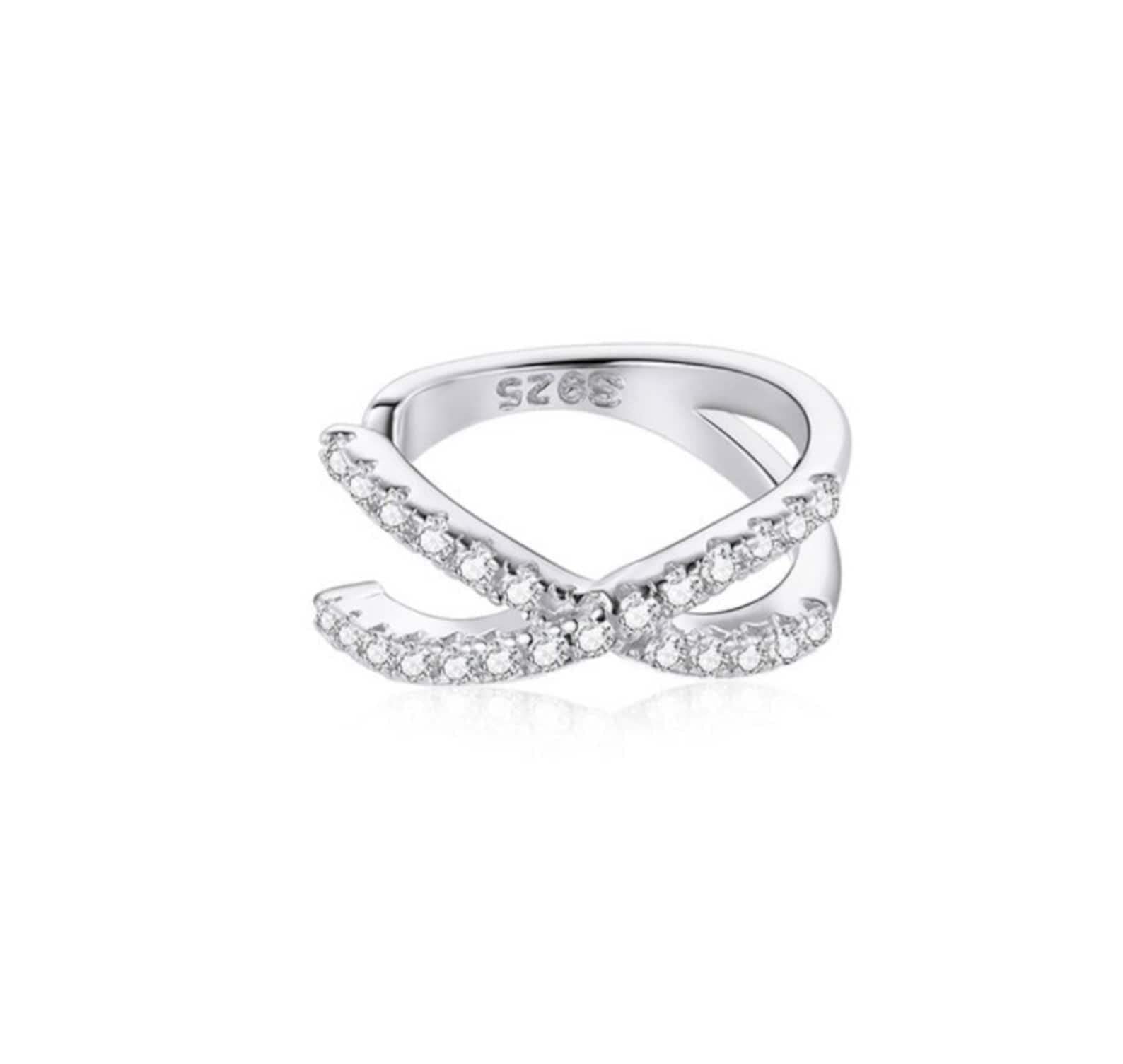 925 Sterling Silver Criss Cross Ear Cuff with Cubic Zirconia - Non-Pierced Helix Ear Cuff for Women - 1 Pair (B07C6RSX8K) Amazon Price History, Amazon Price Tracker