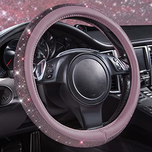 Pink Bling Steering Wheel Cover