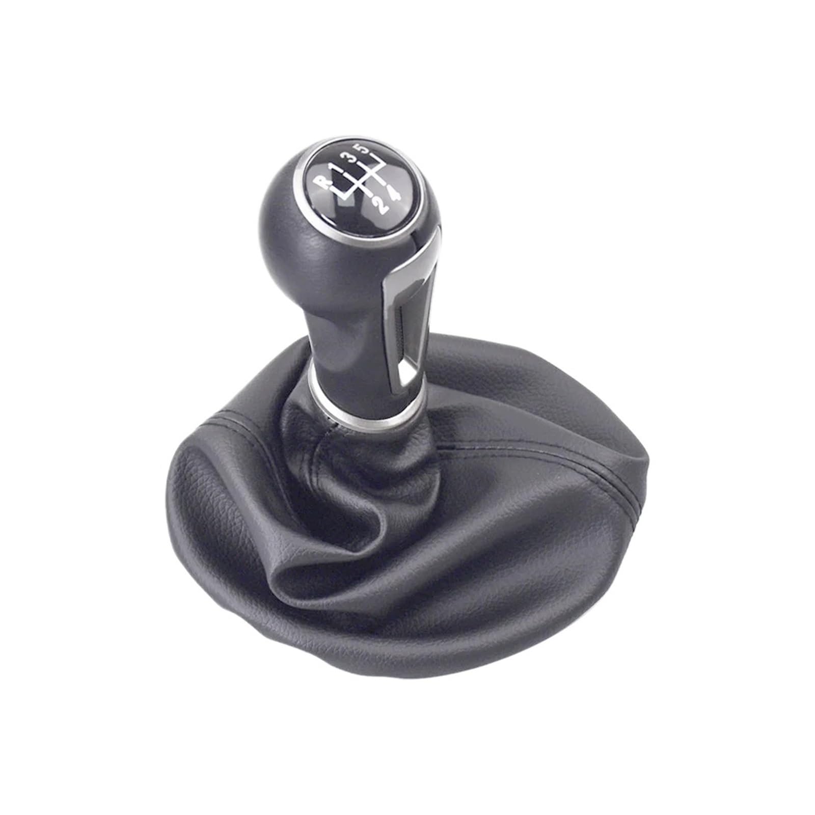 Bxbdekqgl 5 Speed Gear Shift Knob For Seat For Ibiza Iv 10Mm 5/6 Speed Shifter Lever Handball Manual Gear Shift Knob Pu Gaiter Boot(5 Speed)
