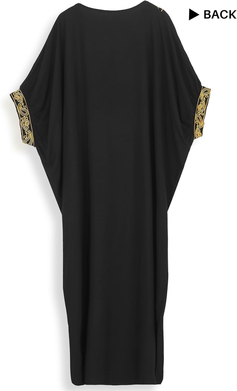 EDOLYNSA Moroccan Kaftan Dresses for Women Plus Size Caftans Loungewear Embroidered Beach Kaftan Cover up moomoo House Dress - Image 7