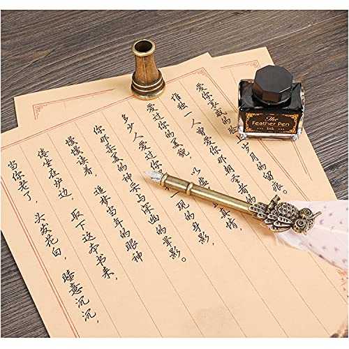 Penna Piuma, Quill Pen Set, Penna della Piuma di