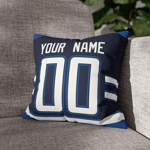 Image of ANTKING Winnipeg Throw Pillow Personalized Custom Any Name and Number for Men Women Boy Gifts