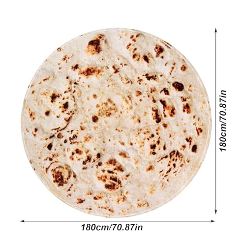 Couverture amusante burrito idée cadeau insolite pour Noël - 6