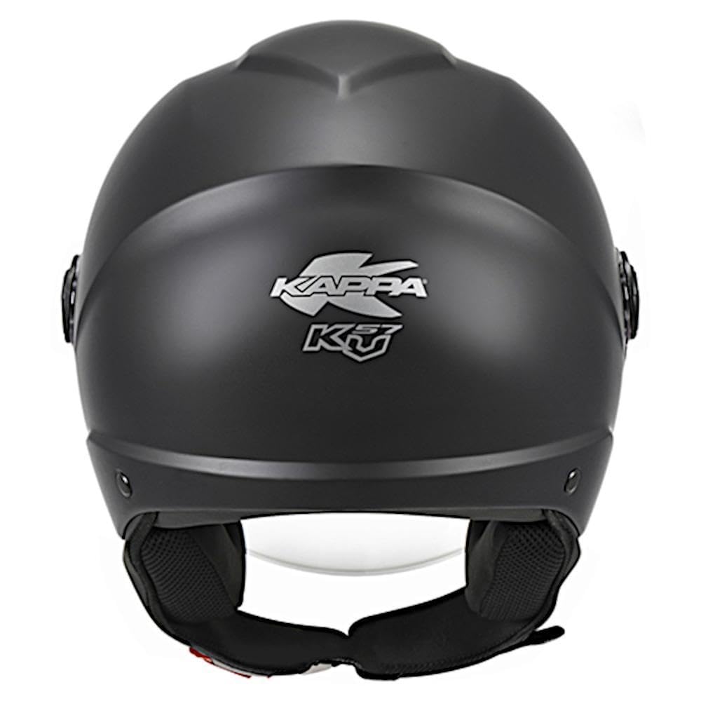 Casco demi jet Kappa KV57 Basic ECE22.06 Nero Opaco taglia L
