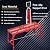 Elitix 6 Ft Lifting Scaffolding can Foldable, Adjustable Scaffolds Platform with Skid-Proof Surface/Telescoping Leg, Metal Ladder for Building(Black,180x30cm(70 7/8" x11 3/4"))