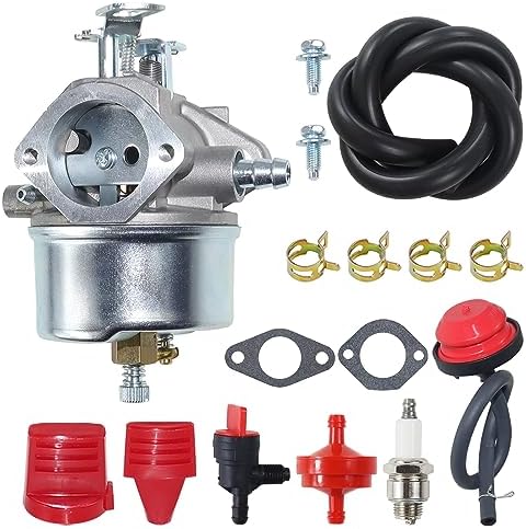 POSFLAG 632334A Carburetor Replaces 632334, 632111, 632110, 632370, 632370A, 632536, 640105 for Tecumseh HM70, HM80, HM100, OH358SA, OHSK110, OHSK125, OHSK130 Snow Engines