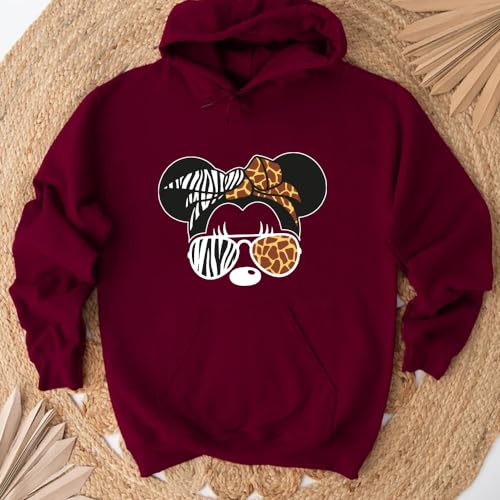 Safari Hoodie, Family Hoodie, Matching Family Hoodie, Leopard Vacation Hoodie, Mouse Hoodie, Wife Hoodies3