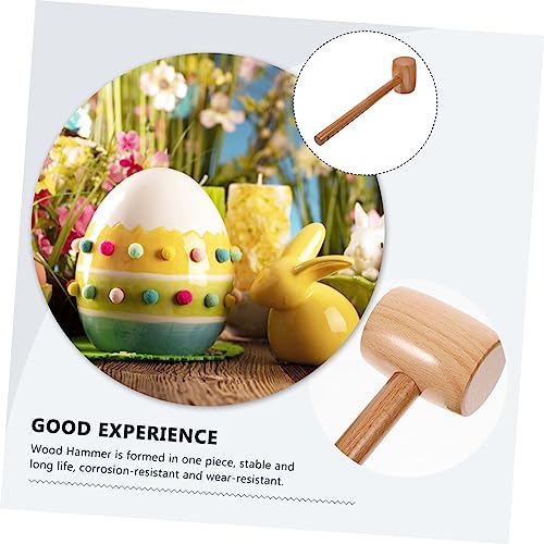 UPKOCH Martelo De Madeira De Páscoa Martelo De Martelo De Madeira Martelo De Multifuncional Martelo