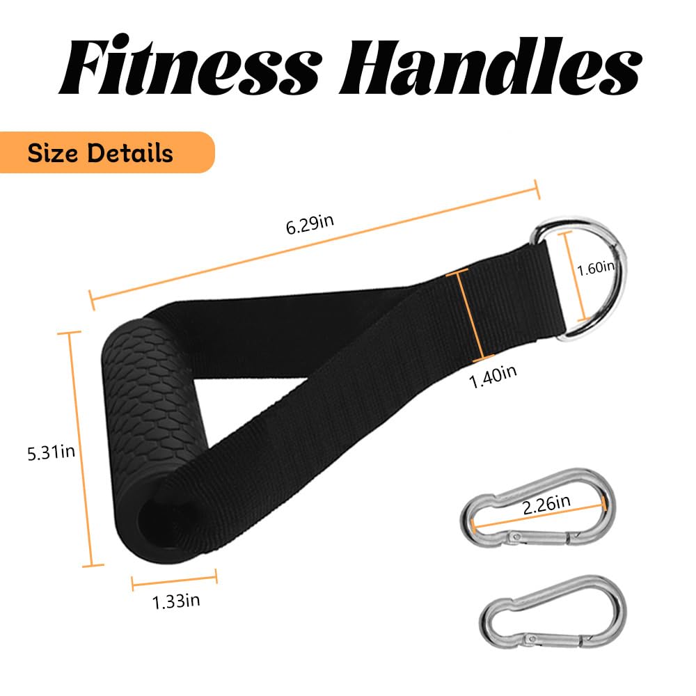 Einhandgriff Fitnessbänder 2 Stück Fitnessband Griffe Krafttraining Anti Schweiß und Anti-Rutschgriff Krafttraining Zuhause Fitnessstudio