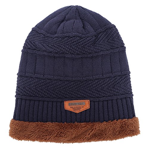 Image of iSWEVEN Fashionable Woolen Beanie Cap for Men- (4014, Free Size)