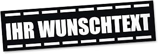 Magnetschild Wunschtext Auto Eigener Schriftzug DIY Magnetfolie Wetterfest Magnetisch 60 x 16 cm Standard