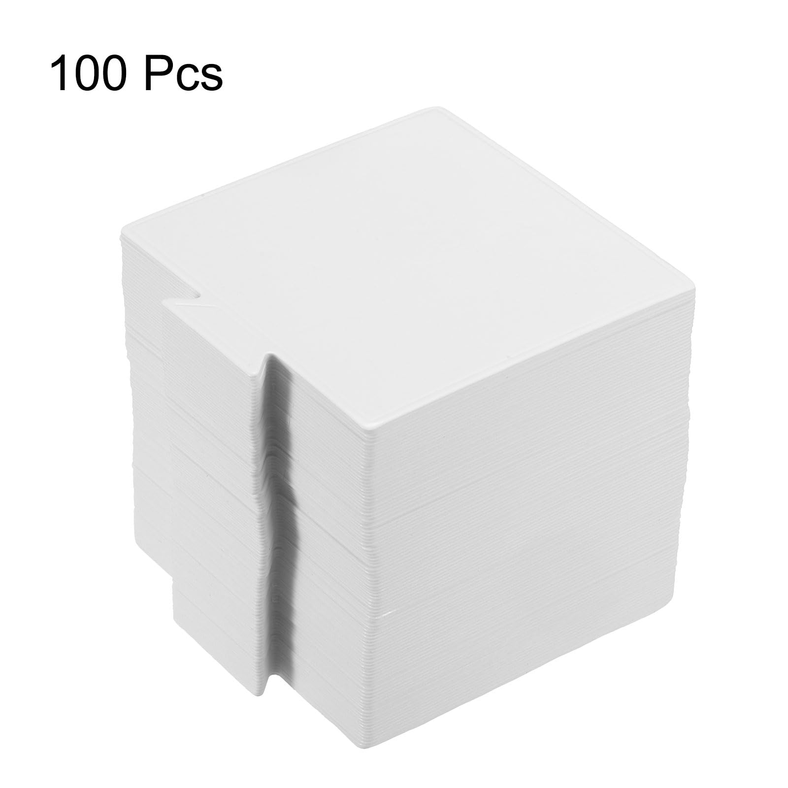 sourcing map 100 mini tablas para tartas, cartones para tartas de mousse, bases cuadradas para tartas, cupcakes, postres, bandeja base para cupcakes, pasteles, base de postre, a prueba de grasa