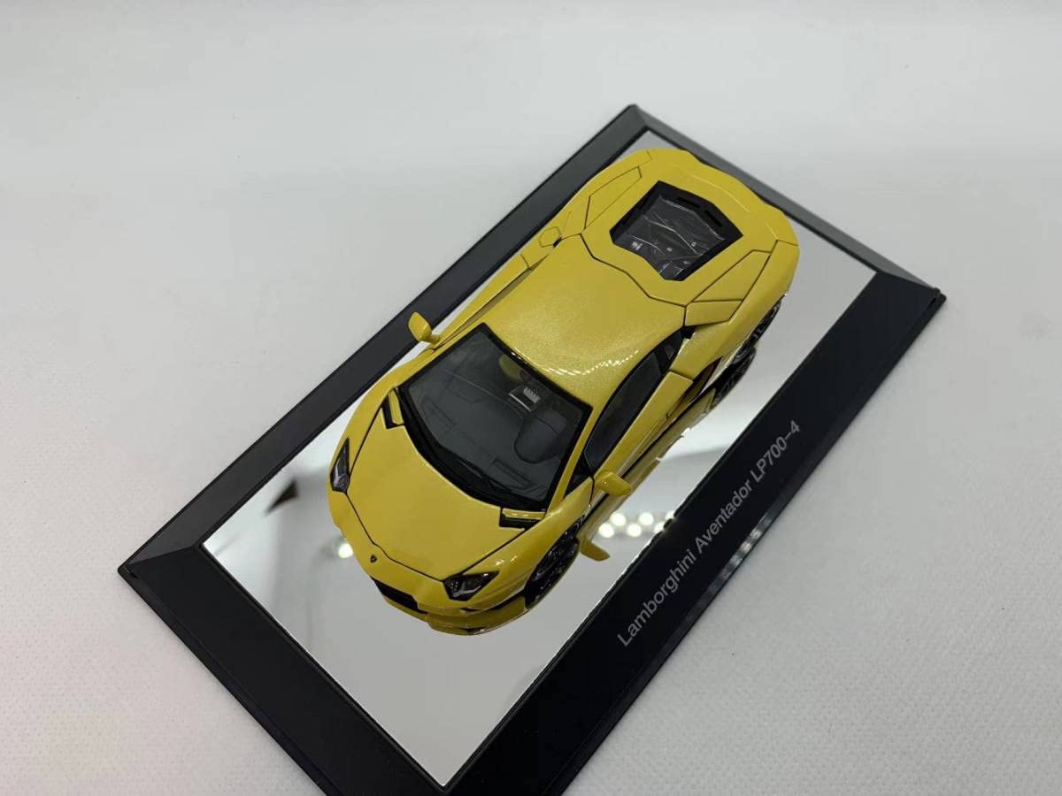 AUTOart 1/43 Lega Modellino Auto Completamente Aperto Lamborghini Aventador LP700-4 Giallo