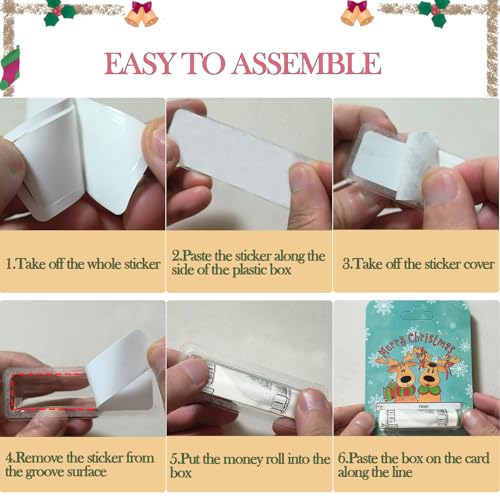 Christmas Money Holder Cards 8 Pack DROPS TO - image 5
