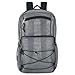 Deluxe See Through Mesh Backpack with Bungee Cord & Adjustable Padded Straps for Swimming, Travel (Grey)