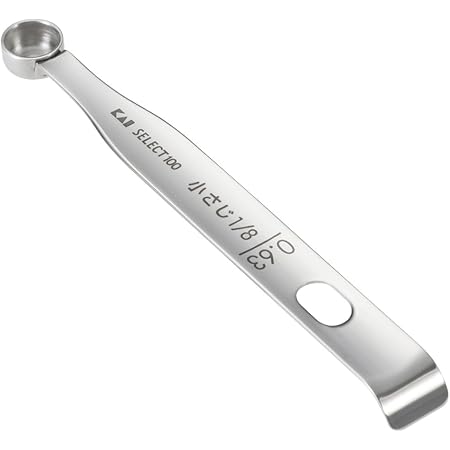Amazon Co Jp 貝印 Kai 計量スプーン 0 63ml 小さじ 1 8 少々 Kai Select 100 Dh 3125 ホーム キッチン