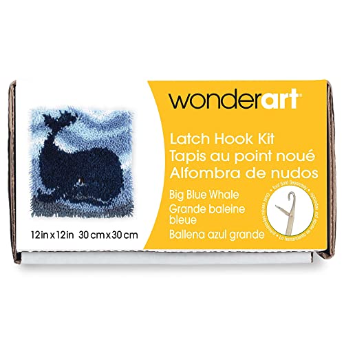 Image of Wonderart Latch Hook Yarn, Big Blue Whale
