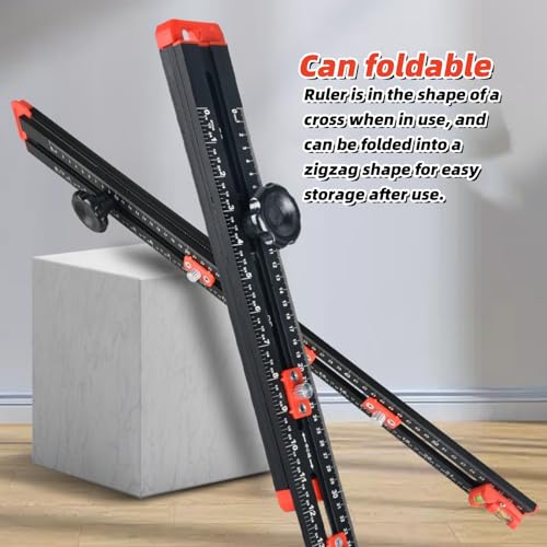 Gabarito de ferragens de gabinete, régua de posicionamento de perfuração 2 em 1, guia de perfuração