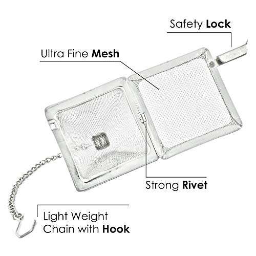 Image of VAHDAM, Pyramid Tea Infuser | Tea Infusers for Loose Tea | 18 /8 Stainless Steel Fine Mesh Strainer | Best Tea Infusers for Loose Tea | Tea Strainers | Loose Leaf Tea Infuser