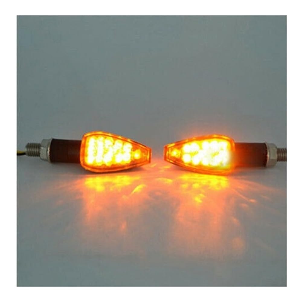 OSKOE Moto Frein Feu Arrière 4 Pièces/Ensemble Universel Moto Clignotants Accessoires Clignotants Lumière Course Lumière