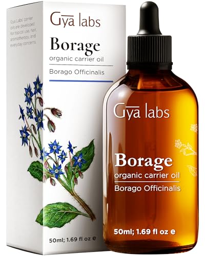 Gya Labs Organic Borage Oil for Skin - Cold Pressed