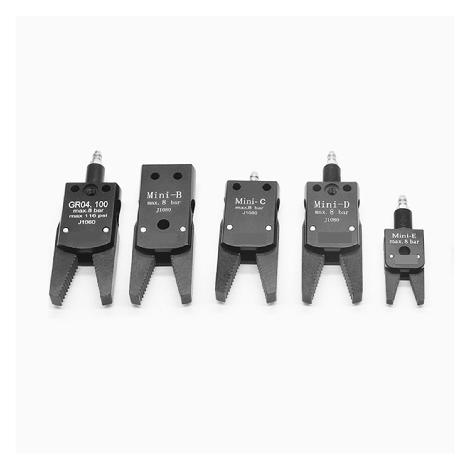 Manipolatore Mini Fixture Robot industriali Accessori Dispositivo meccanico Beccuccio 'acqua Clip pneumatico J1080 Manipolatore MINI Pinza Allargare(MINI-DL)