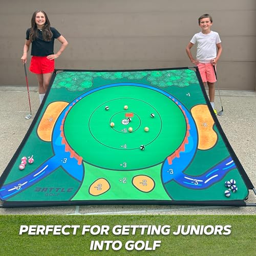 Chipping Game - The Original Portable Golf Game for Chipping Practice for Dads and Junior Golfers - Indoor and Outdoor