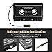 Reshow Cassette to Aux Adapter with Stereo Audio, Premium Car Audio Cassette Adapter with 3.5mm Headphone Jack
