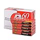 Audio Cassette Empty Cassette Tapes: Recorder CD & DVD Player Cassette 60 Minutes Time Low-Noise Surface Walkman Cassette Pre-Voltage Micro Voice Cassette with Music Radio Pack of (5 Brick) (5)
