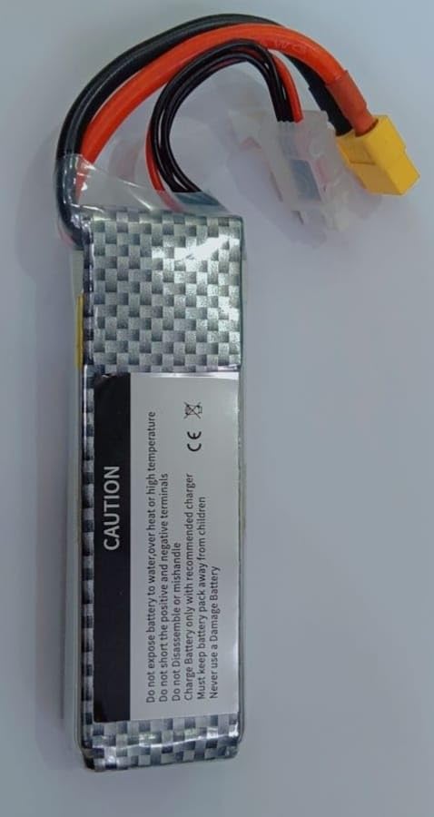 Image of Gauri Enterprises - LIPPO Battery ABSD 11.1V, Nano 2200MAH 3s 80c Rechargable Lipo Battery Professional Drone Camera Battery