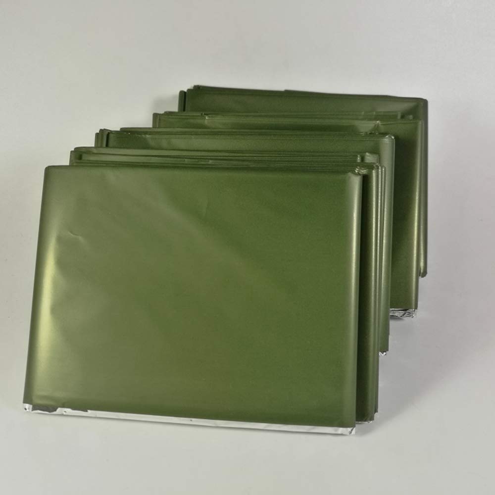 Lot De 12 Couvertures De Survie En Aluminium Mylar - 210x130cm - Légères Et Thermiques