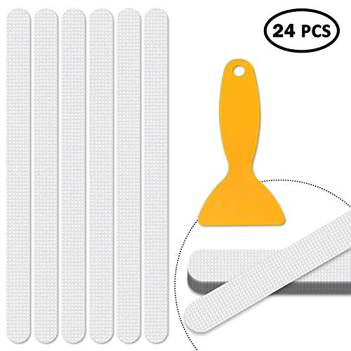 Sumille Anti Slip Bath Stickers, 15" Long No Slip Tread Stickers for Bathrooms